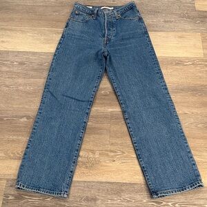 Levi Ribcage Straight Size 25 Button fly